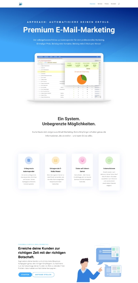 Screenshot arpreach-deutsch.com