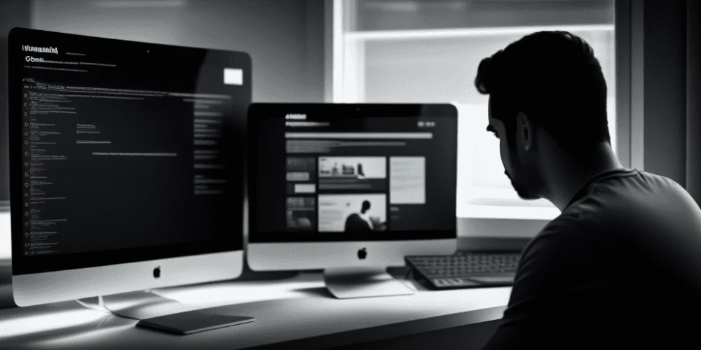 Ein Entwickler schützt eine Website und seine wp-config.php