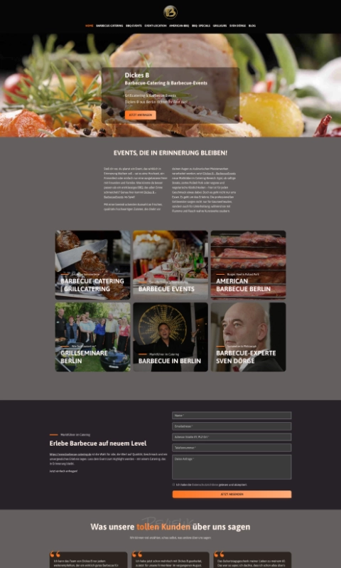 Screenshot Barbecue Catering